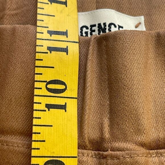 L'AGENCE Rochelle High Rise Coated Pull-On Skinny Jeans Nutmeg. Large - Picture 7 of 10